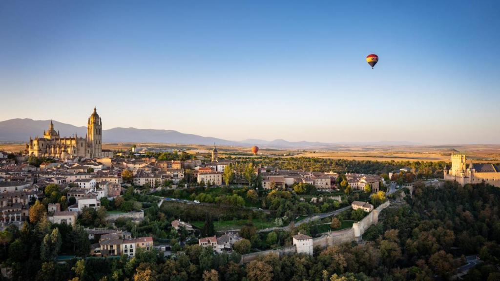 Imagen de Segovia desde el Globo