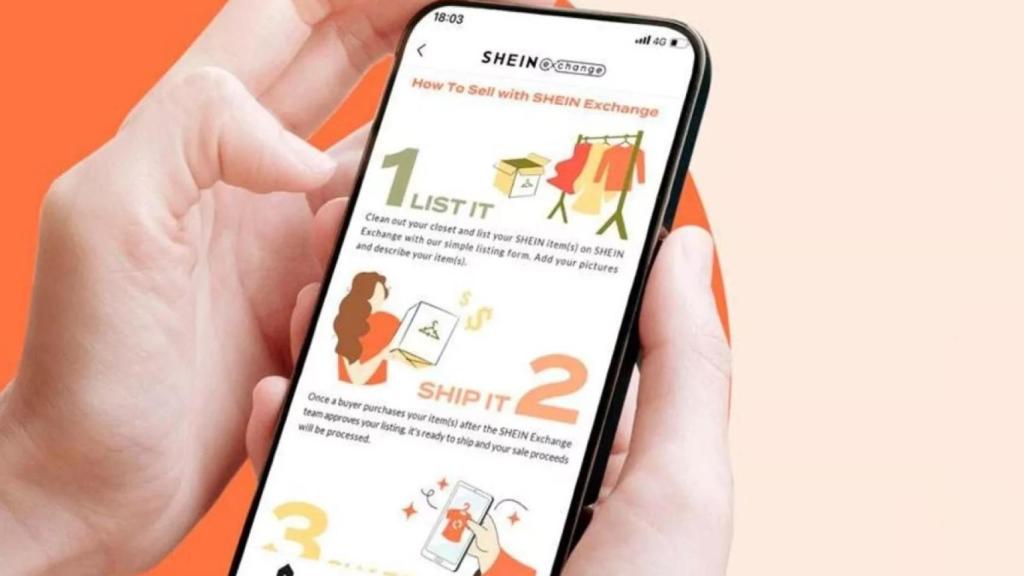 Shein Exchange, la plataforma de ropa de segunda mano.