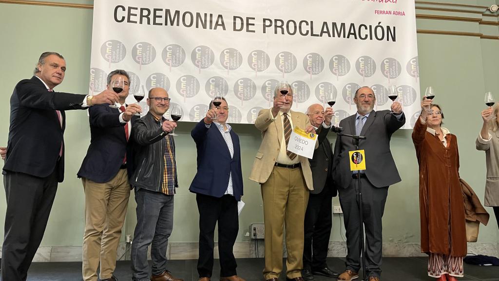 La ceremonia de proclamación.