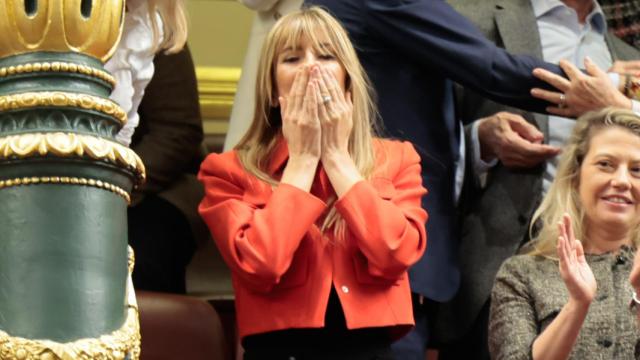 Begoña Gómez, la mujer de Pedro Sánchez, este 16 de noviembre, en el Congreso de los Diputados.