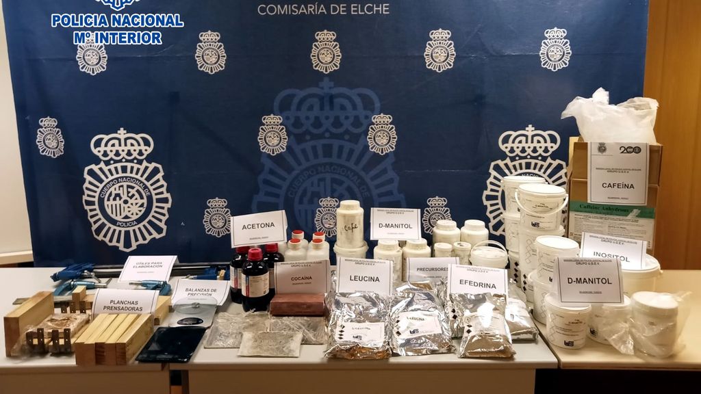 Sustancias encontradas en los registros.
