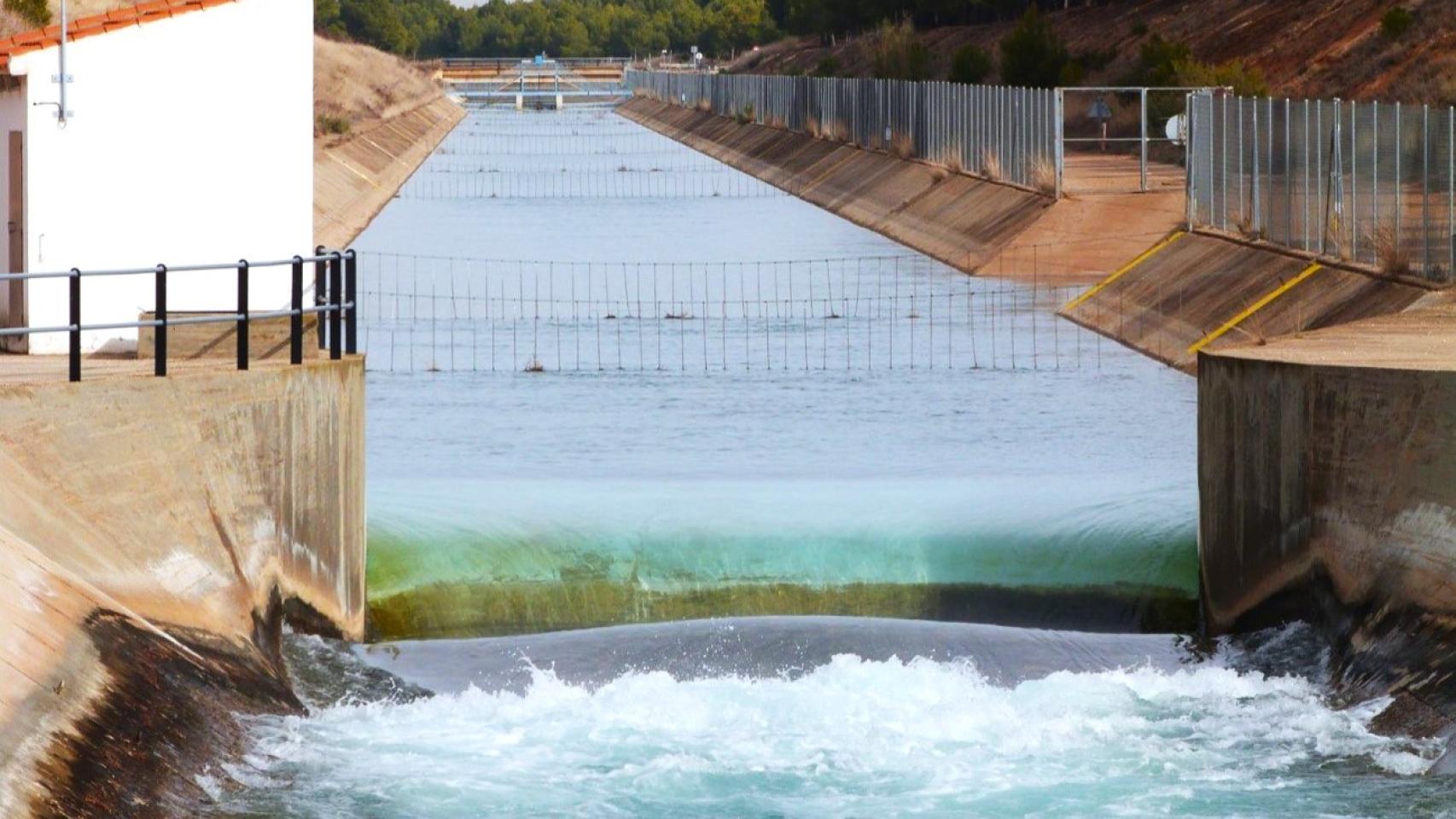 Infraestructura para el trasvase Tajo-Segura.