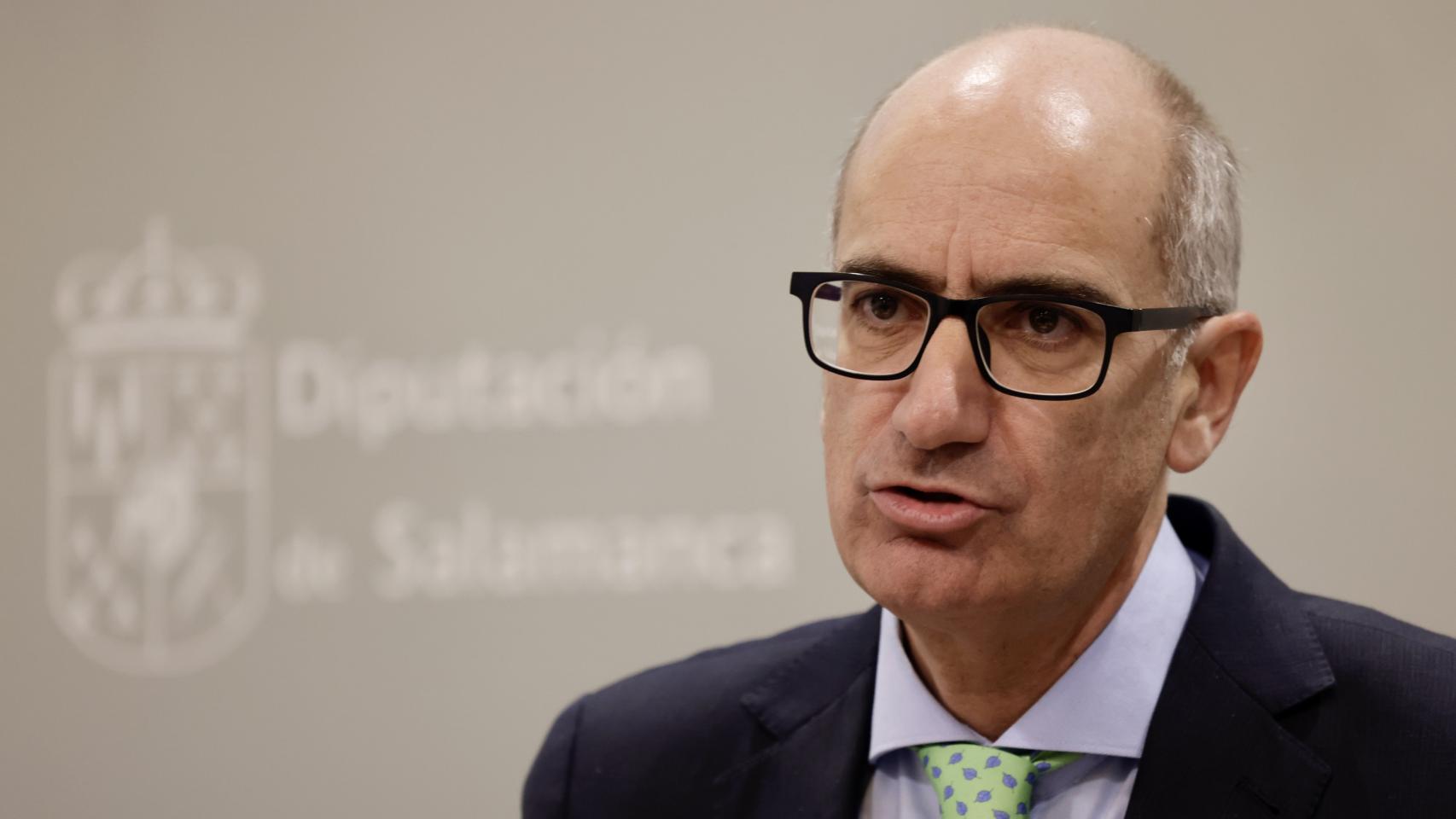 El presidente de la Diputación de Salamanca, Javier Iglesias, en una imagen de archivo.