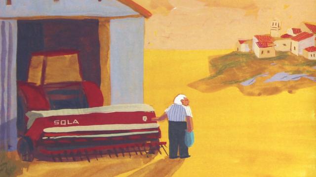 Viñeta de 'Barbecho', la novela gráfica de David Sancho ganadora del Premio Fnac-Salamandra Graphic