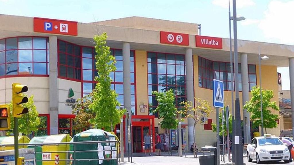 La estación de Cercanías de Villalba.