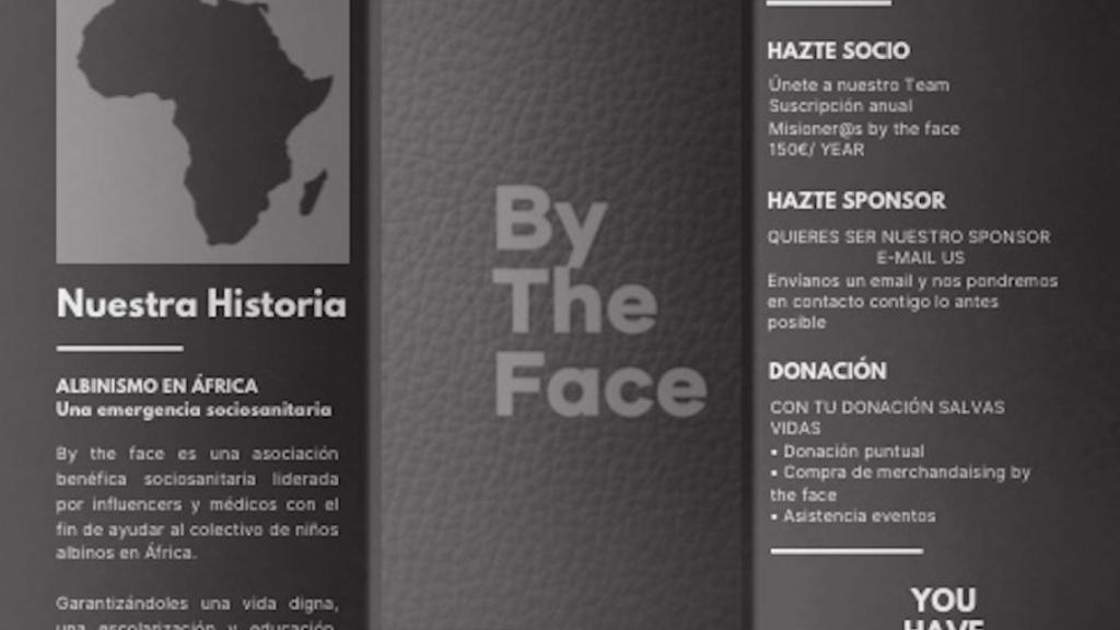 'By the face'.