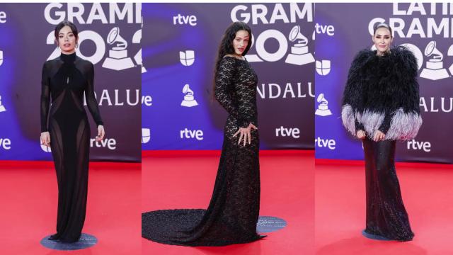 Anna Castillo, Rosalía y Vicky Martín Berrocal en los Premios Grammys Latinos 2023