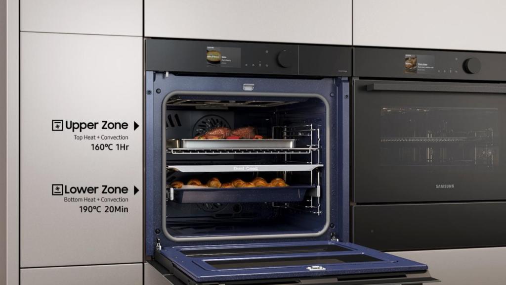 Horno Dual Cook Steam de Samsung