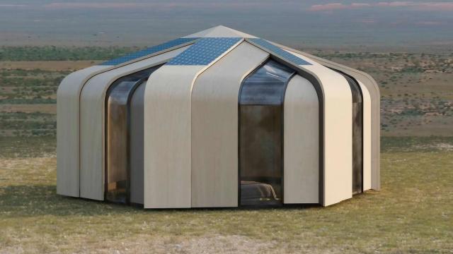 La casa Kazakh Yurt.