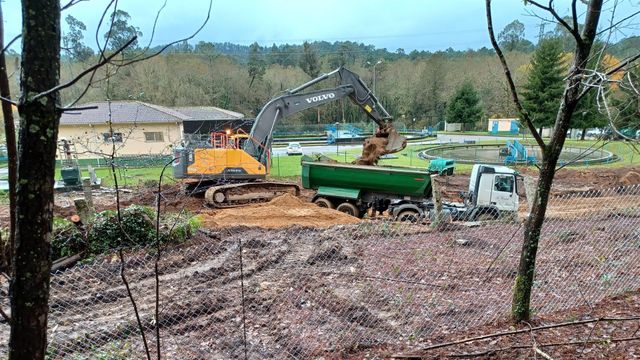 Inicio de las obras de la EDAR de Ponteareas.