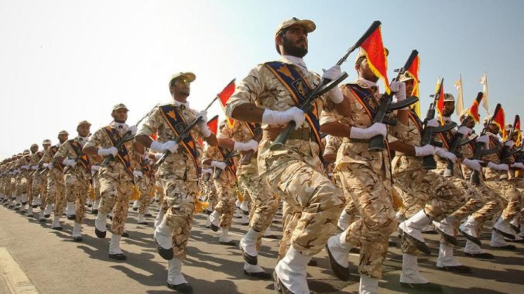 Soldados de la Fuerza Quds en un desfile.
