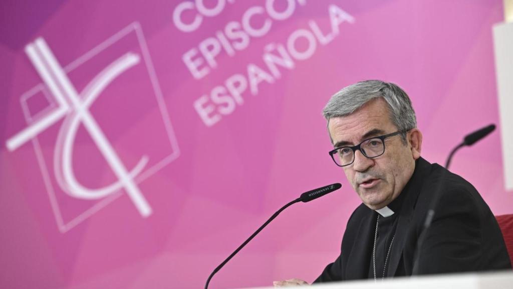 Luis Argüello durante su época como secretario general de la Conferencia Episcopal