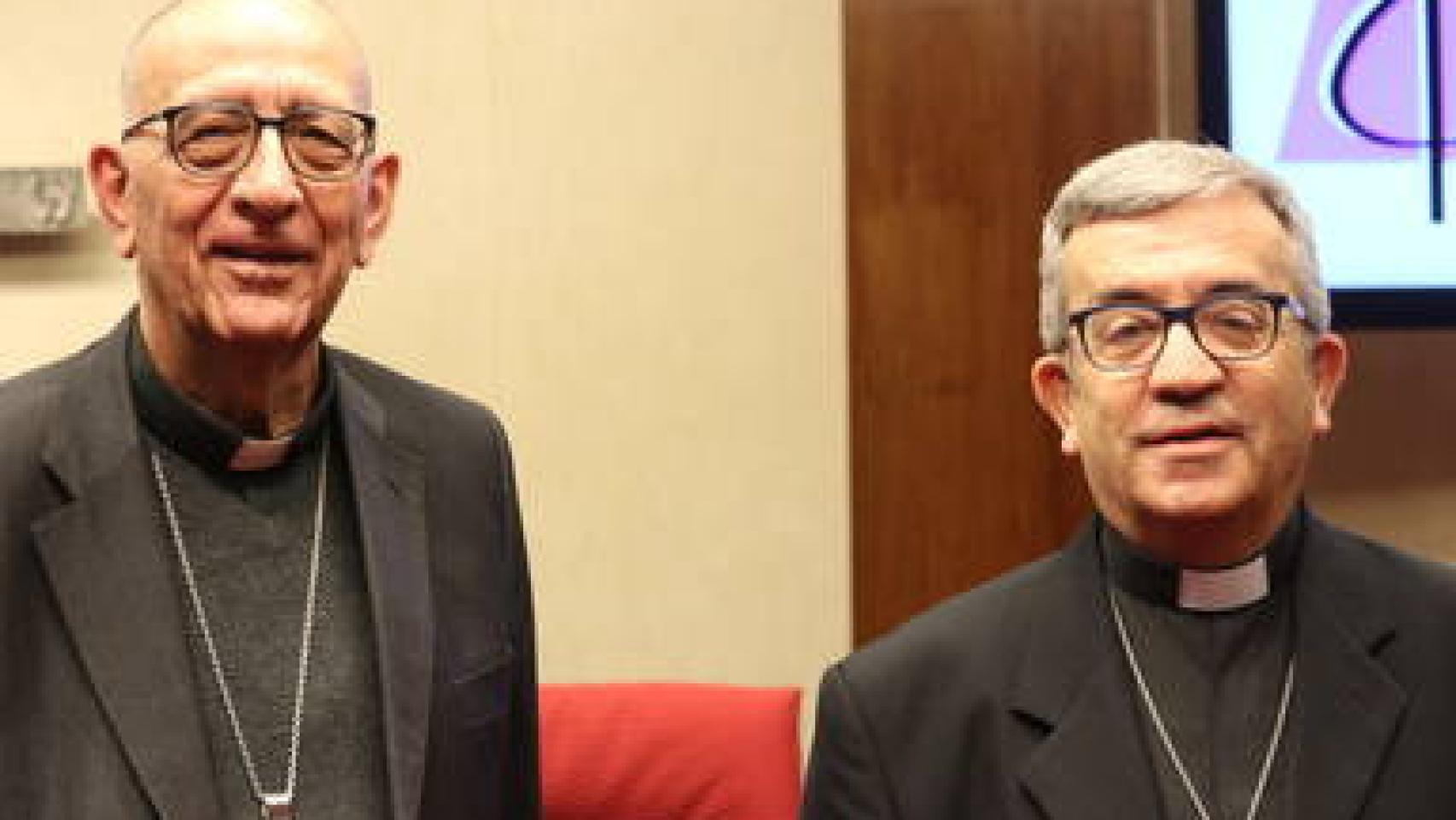 Luis Argüello con Juan José Omella en la CEE