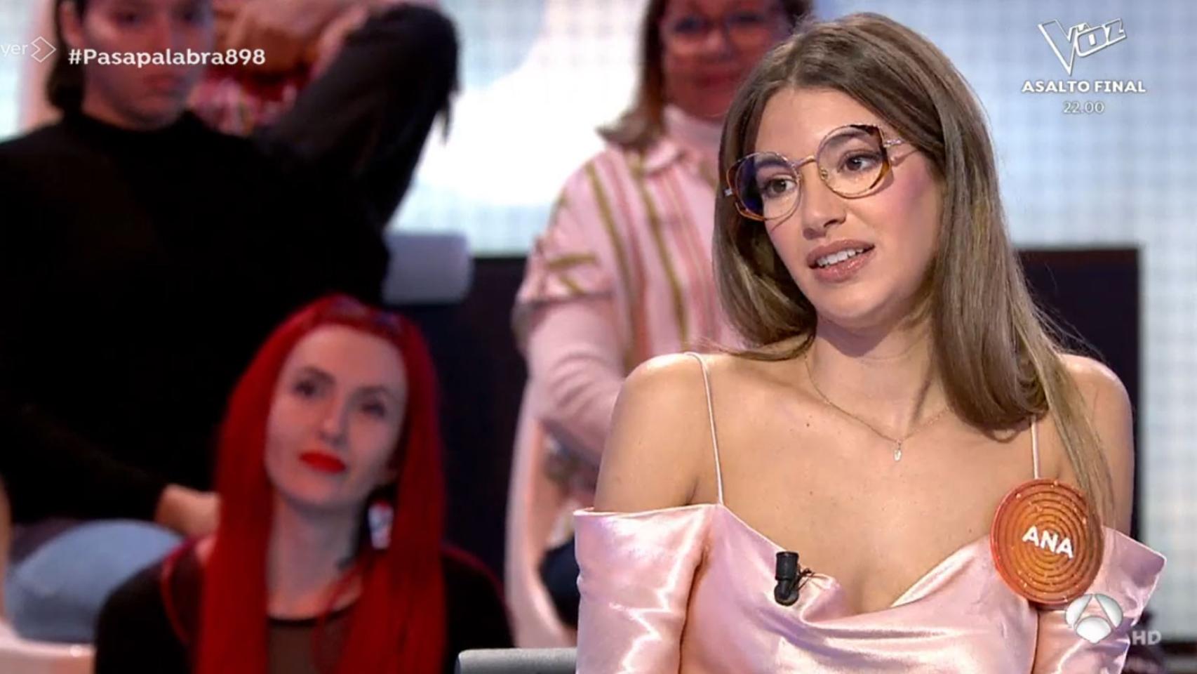 Ana Guerra en 'Pasapalabra'.