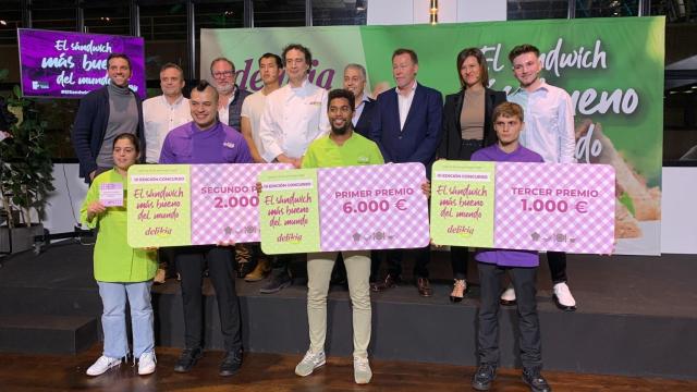 Los galardonados en el concurso de El sándwich más bueno del mundo