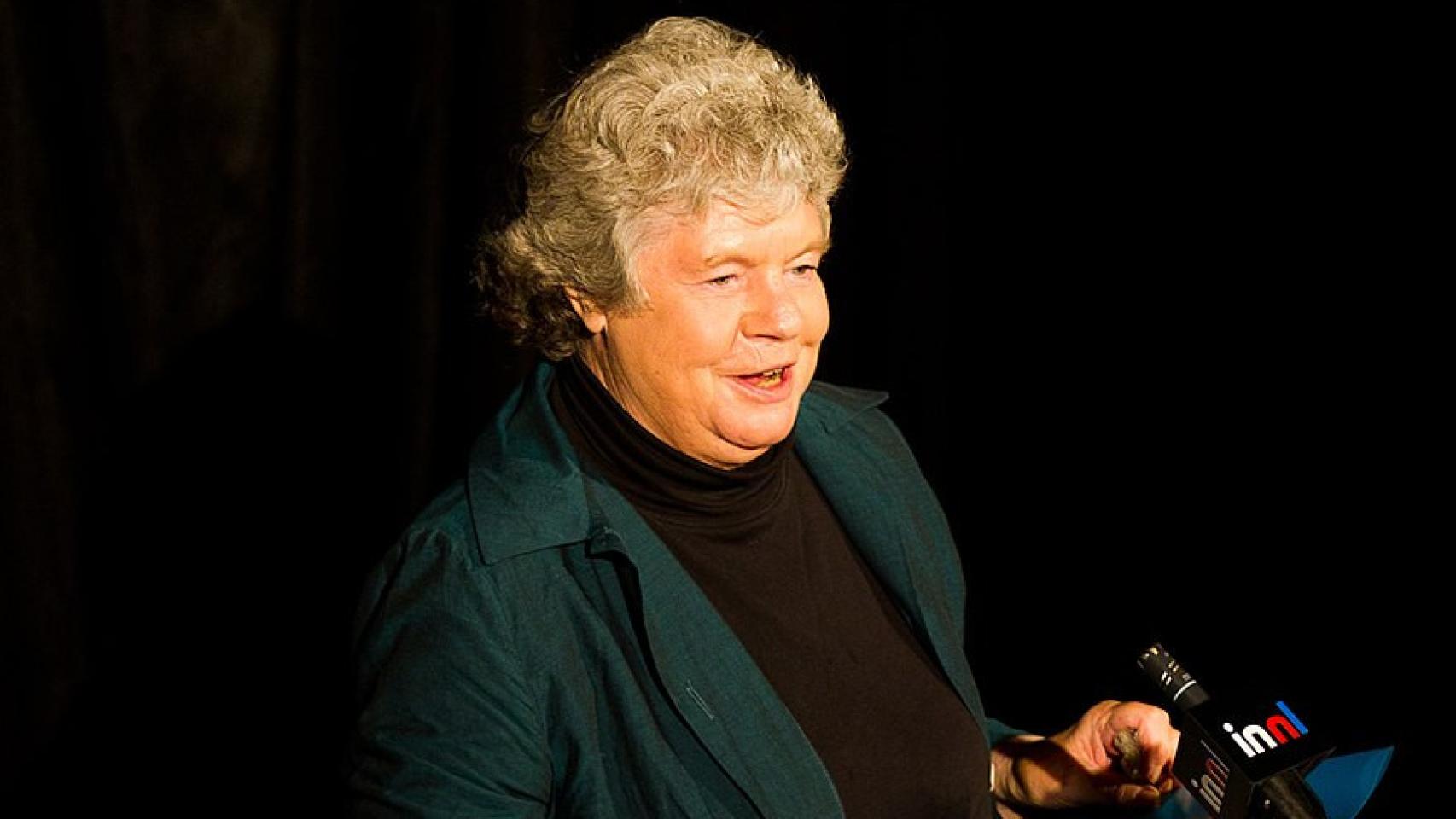 La escritora A. S. Byatt.