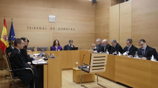 Vista celebrada el 17 de noviembre de 2023 en el Tribunal de Cuentas sobre el proceso contra excargos de la Generalitat de Cataluña por los gastos del 1-O./