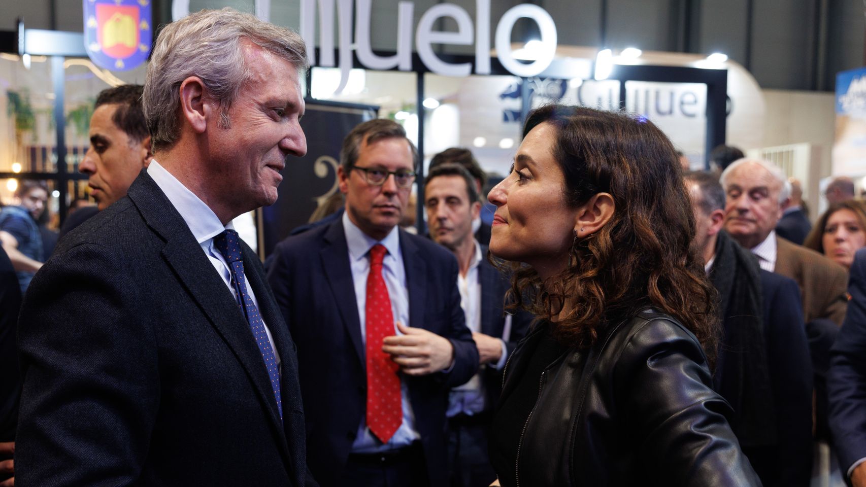 Alfonso Rueda e Isabel Díaz Ayuso, presidente de Galicia y Madrid.