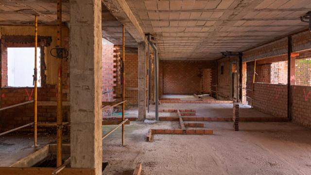 Obra en un inmueble.