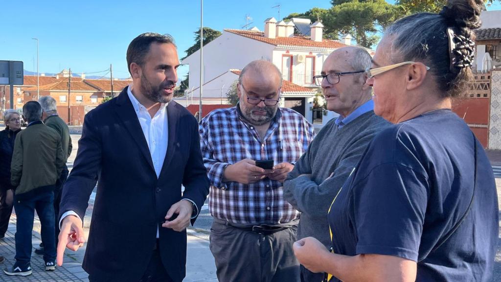 Daniel Pérez, en Málaga.