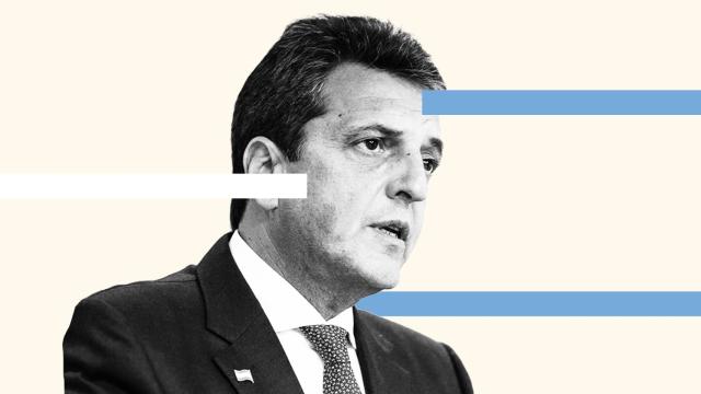 El candidato a la presidencia de la coalición Unión por la Patria, Sergio Massa.