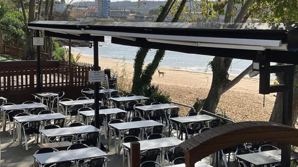 El chiringuito de Espiñeiro, en Mera