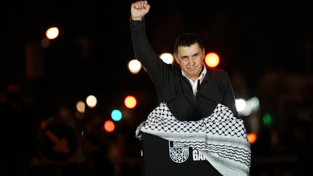 Arnaldo Otegi, este sábado en Bilbao.