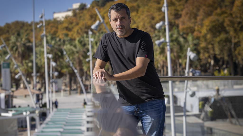 Bernardo Quintero, en el Paseo de la Farola.