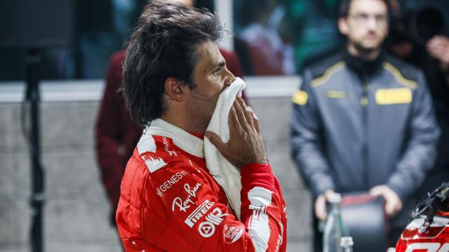 Carlos Sainz, en el GP de Las Vegas