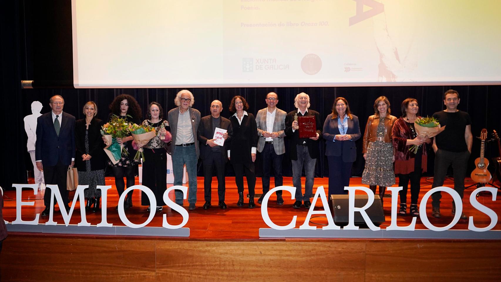 Ganadores del I Premio Internacional de Poesía Carlos Oroza.