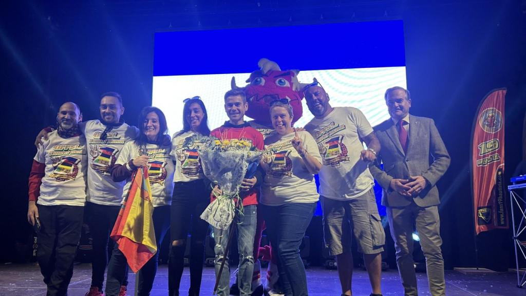 Un momento del homenaje en Talavera Ferial.