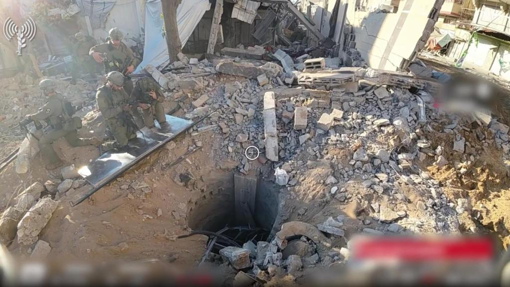 Túnel de Hamás bajo el hospital de Shifa en Gaza.