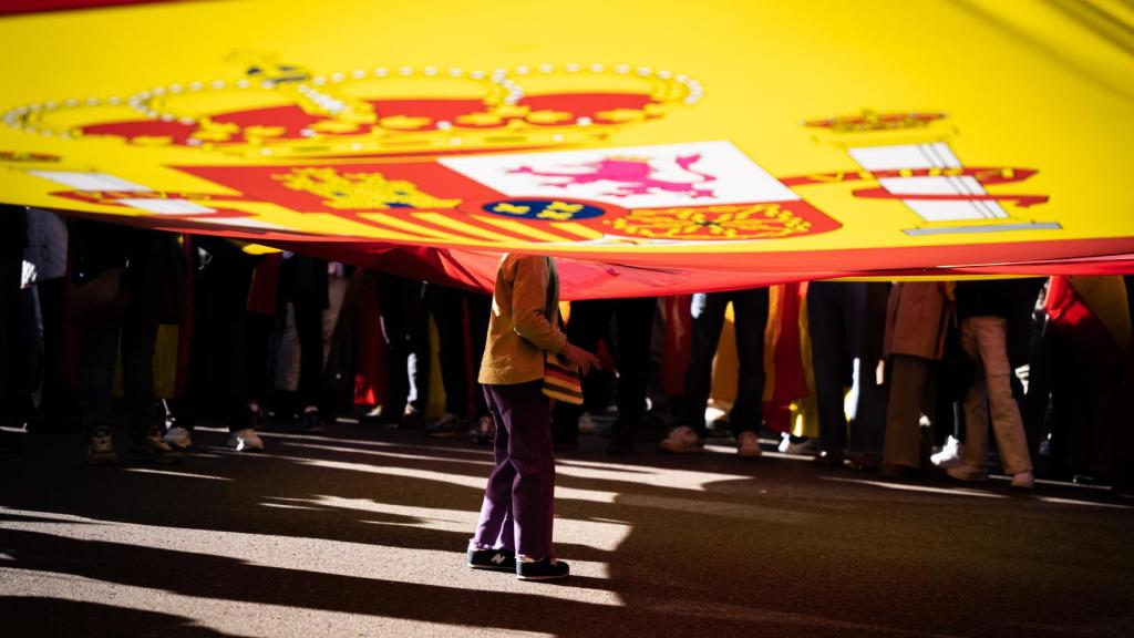 Las imágenes de la manifestación contra la amnistía tras la investidura de Sánchez