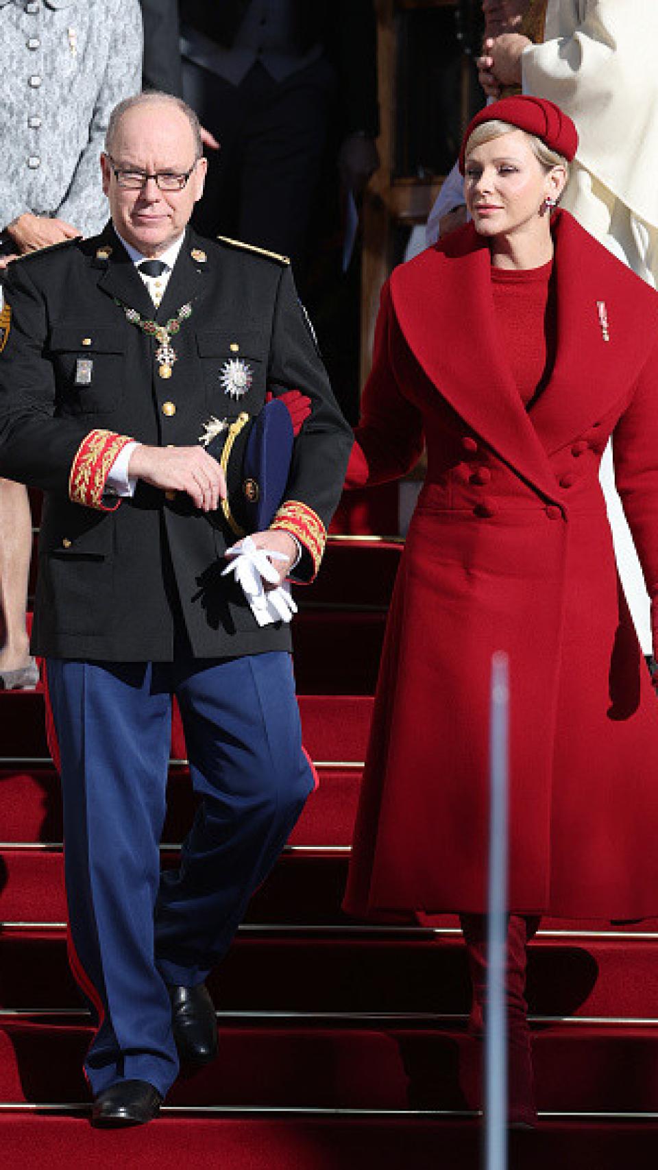 Alberto y Charlène de Mónaco.
