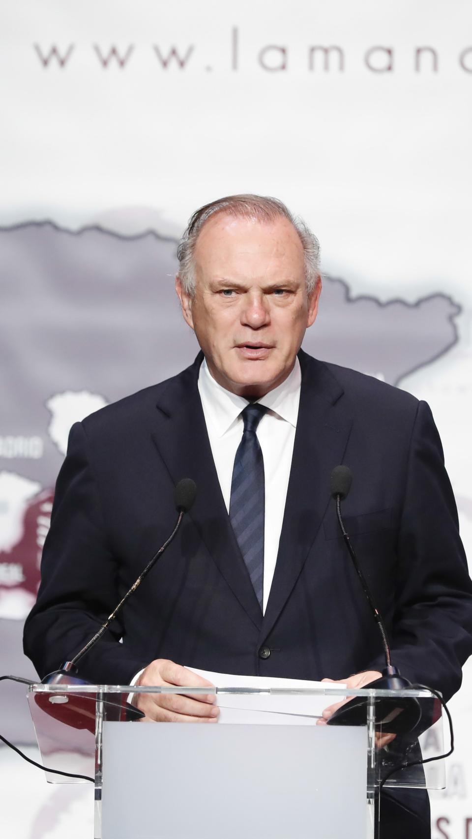 Pedro Piqueras en la celebración de unos premios, en 2018.