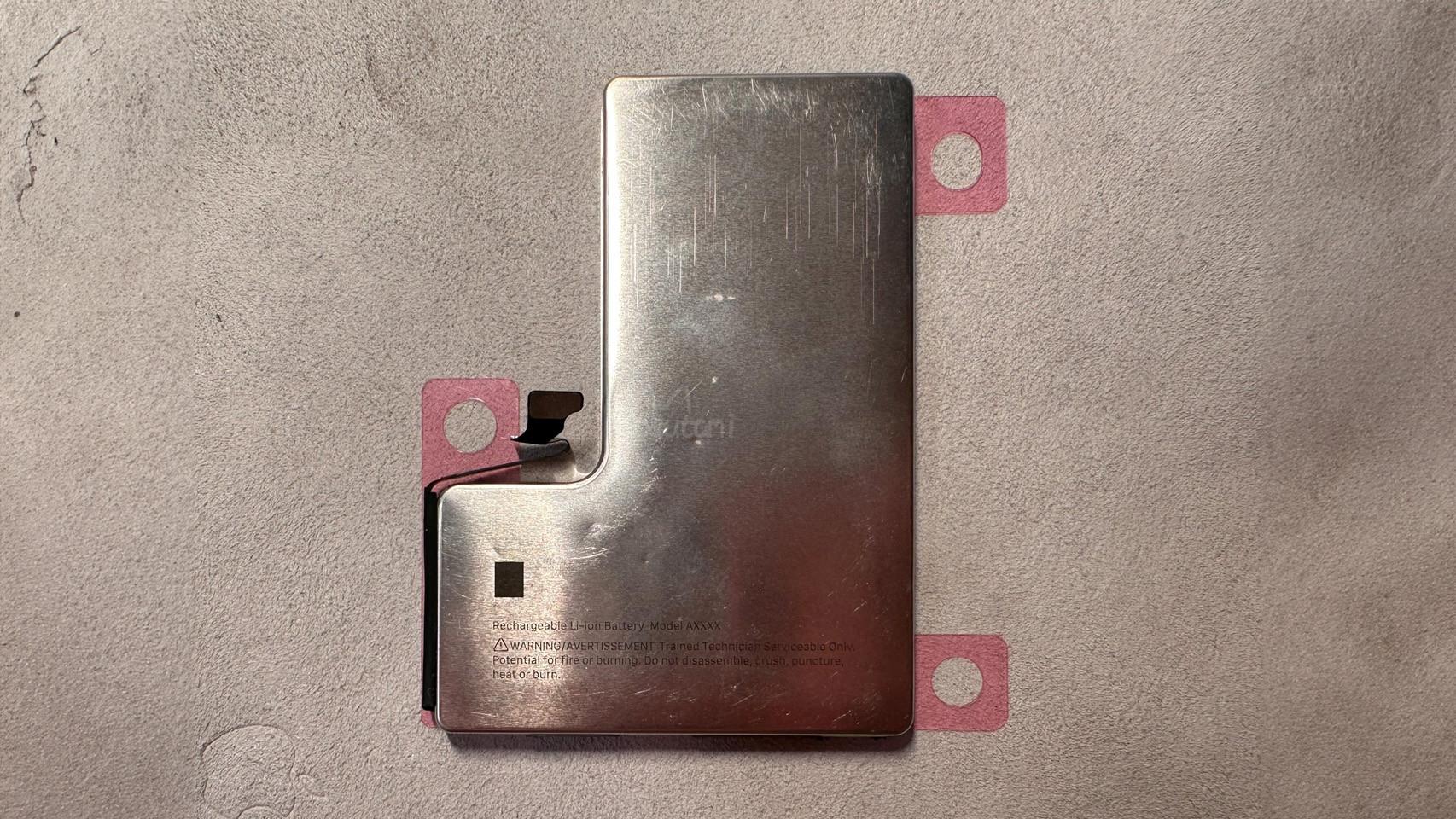 Supuesta batería prototipo de Apple.