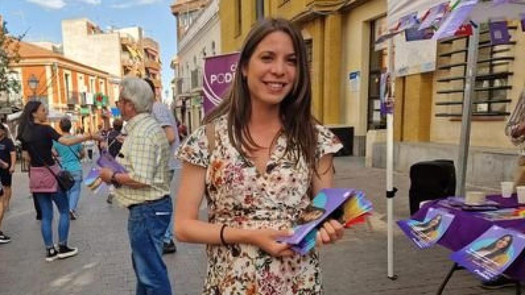 Foto de perfil de X de la portavoz del Grupo municipal de Podemos-IU en Leganés, Alba Pulido.