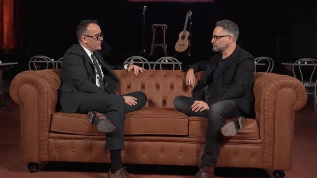 Risto Mejide y Jorge Drexler en 'Chester'.