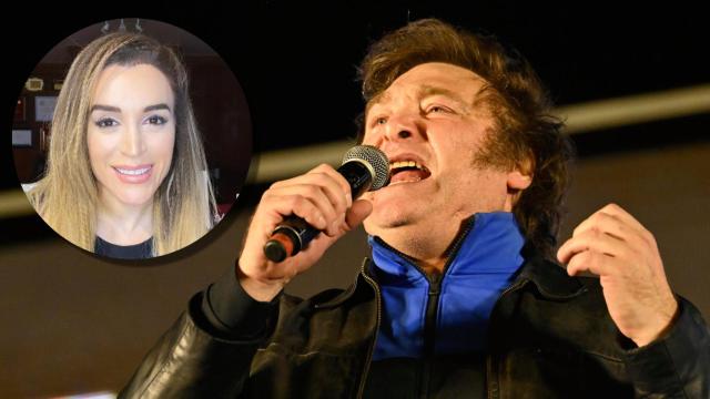 Javier Milei y Fátima Flórez, en un montaje de JALEOS.