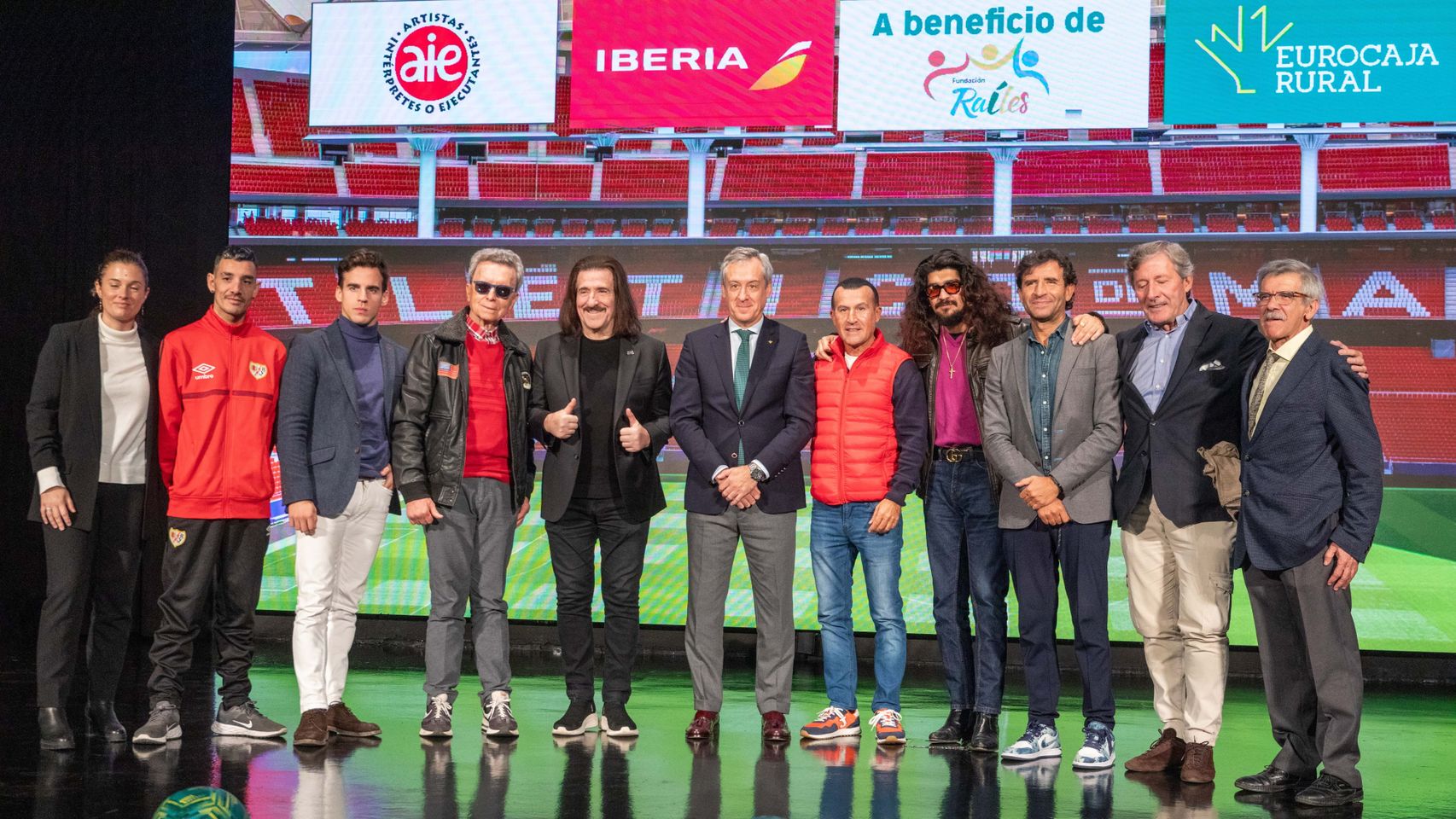 Eurocaja Rural presenta el partido 'Artistas vs Famosos' con Ortega Cano, Luis Milla, Israel Fernández...