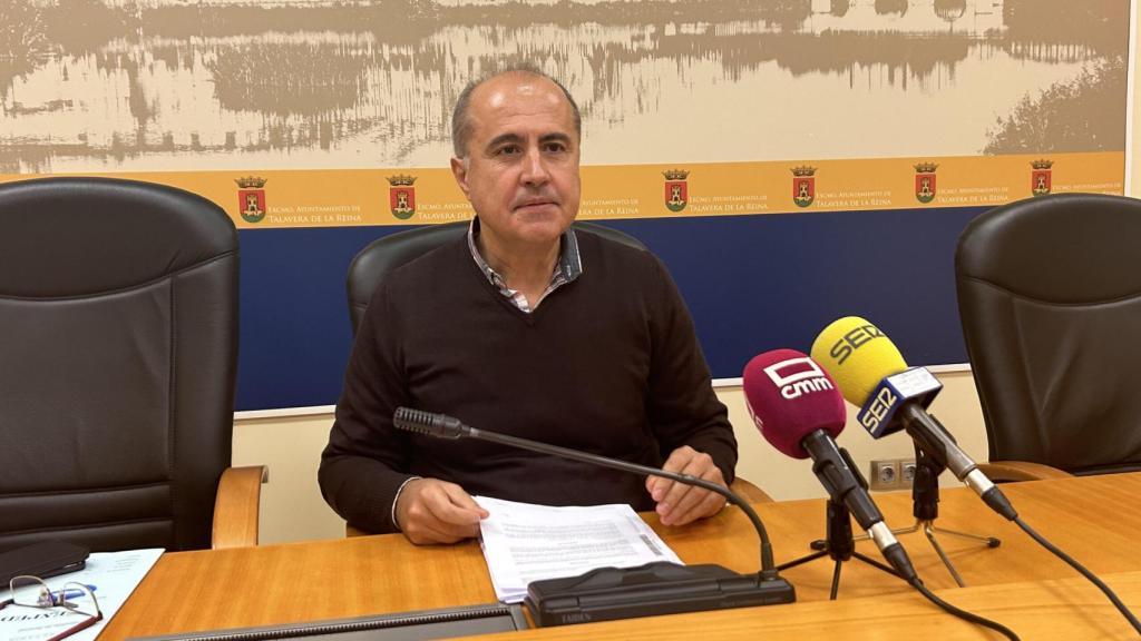 El portavoz Jesús García-Barroso. Foto: Ayuntamiento de Talavera.