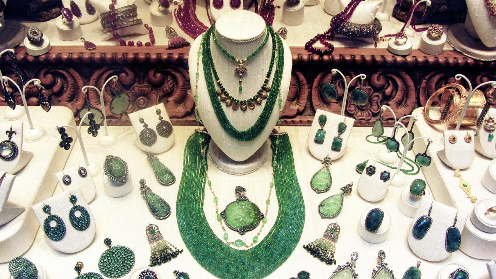 Escaparate de joyería.