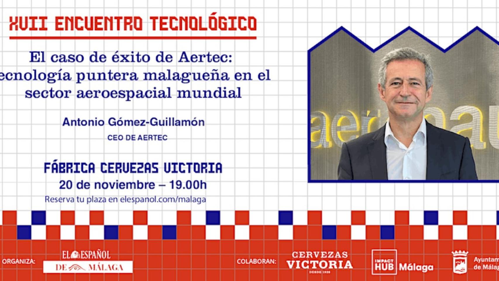 Siga en directo nuestro XVII Encuentro Tecnológico con Antonio Gómez-Guillamón de Aertec