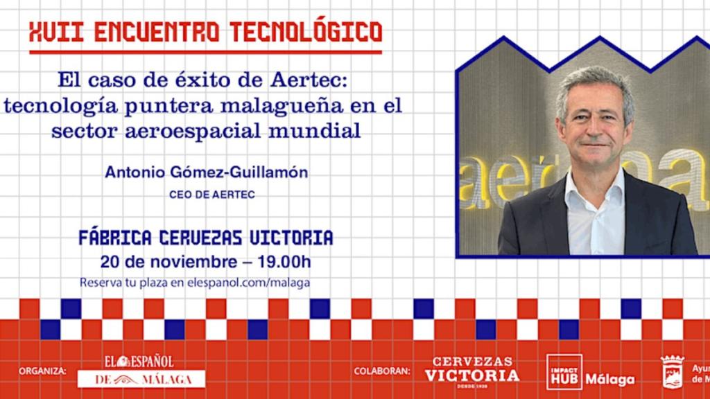 Siga en directo nuestro  XVII Encuentro Tecnológico con Antonio Gómez-Guillamón de Aertec