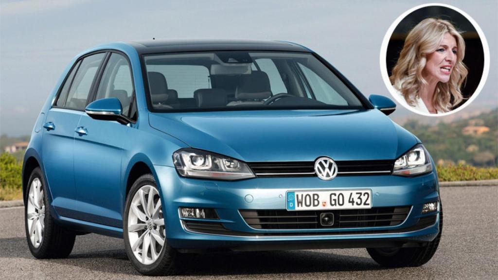 Yolanda Díaz tiene entre sus coches un Volkswagen Golf.