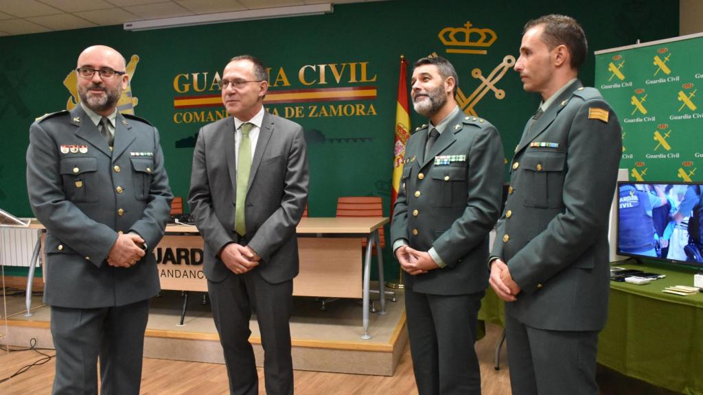 Presentación de la Operación Coruni en la Comandancia de la Guardia Civil de Zamora