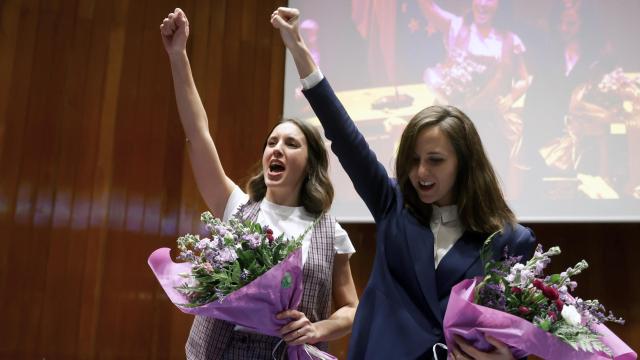 Irene Montero e Ione Belarra se despiden de sus ministerios.