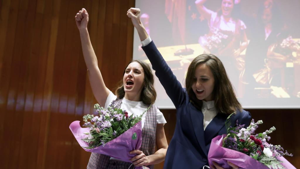Irene Montero e Ione Belarra se despiden de sus ministerios.