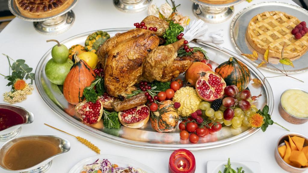 El buffet de thanksgiving del InterContinental.