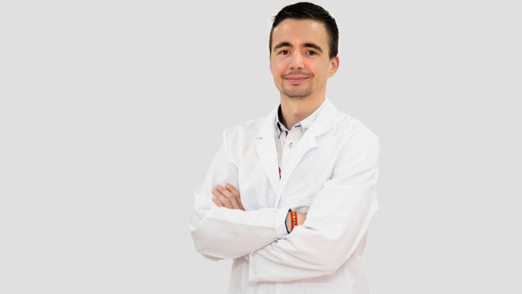 Marcos Álvarez, médico del Burgos BH.